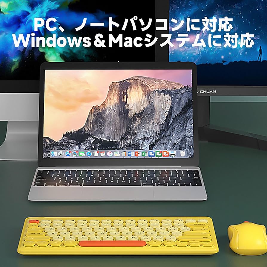 Amazon | BRIMFORD ワイヤレスキーボード キーボード マウス